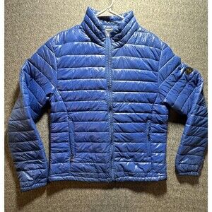 Spire Full-Zip Long Sleeve Quilted Waterproof Puffer Hooded Bubble Jacket XL